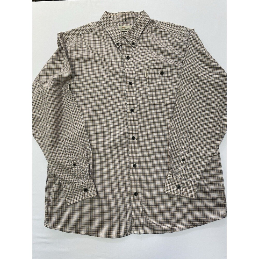 Bob Timberlake Men's Long Sleeve Button Down Shirt XL Purple Gold Plaid LSU
